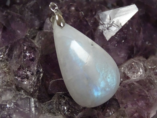 Pendentif Pierre de Lune - Pendentifs - Colibri Minéraux et Bien-être