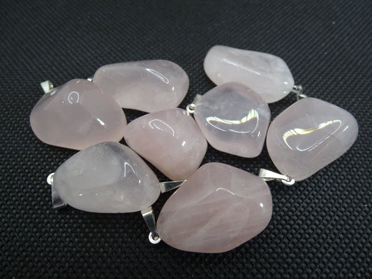 Pendentif Quartz Rose - Pendentifs - Colibri Minéraux et Bien-être