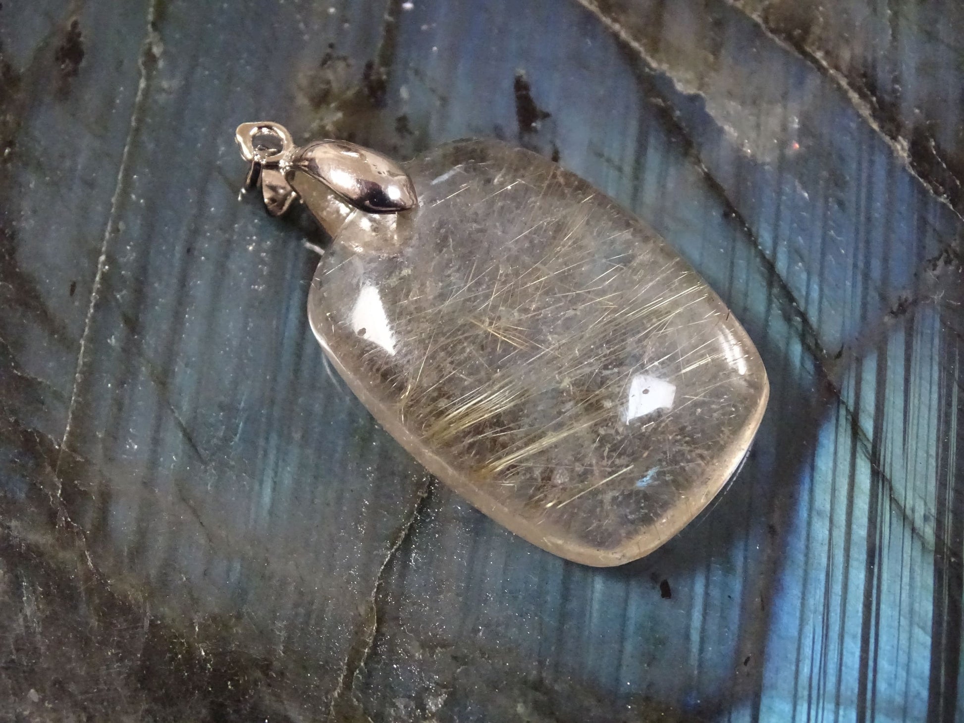 Pendentif Quartz Rutile - Pendentifs - Colibri Minéraux et Bien-être