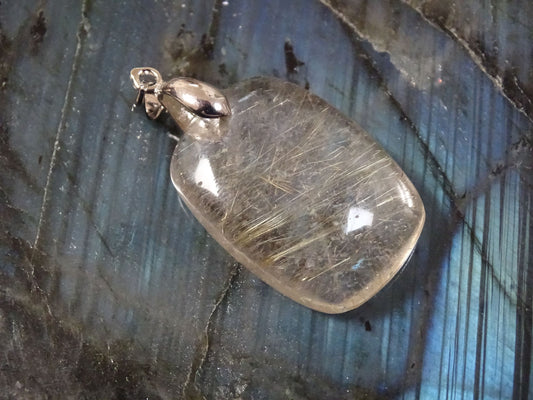 Pendentif Quartz Rutile - Pendentifs - Colibri Minéraux et Bien-être