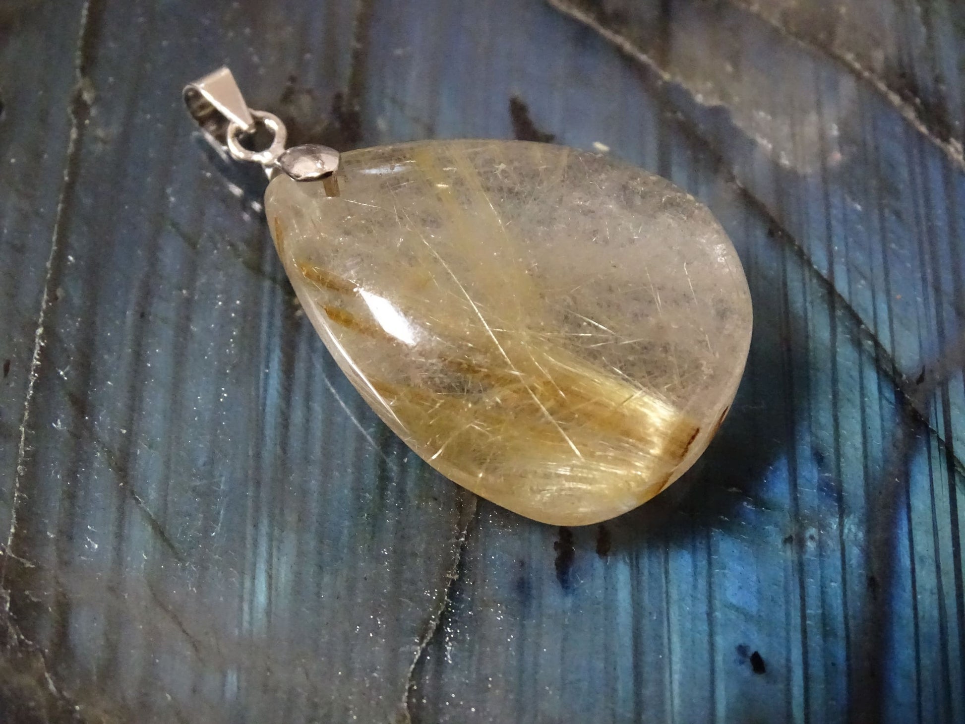 Pendentif Quartz Rutile - Pendentifs - Colibri Minéraux et Bien-être