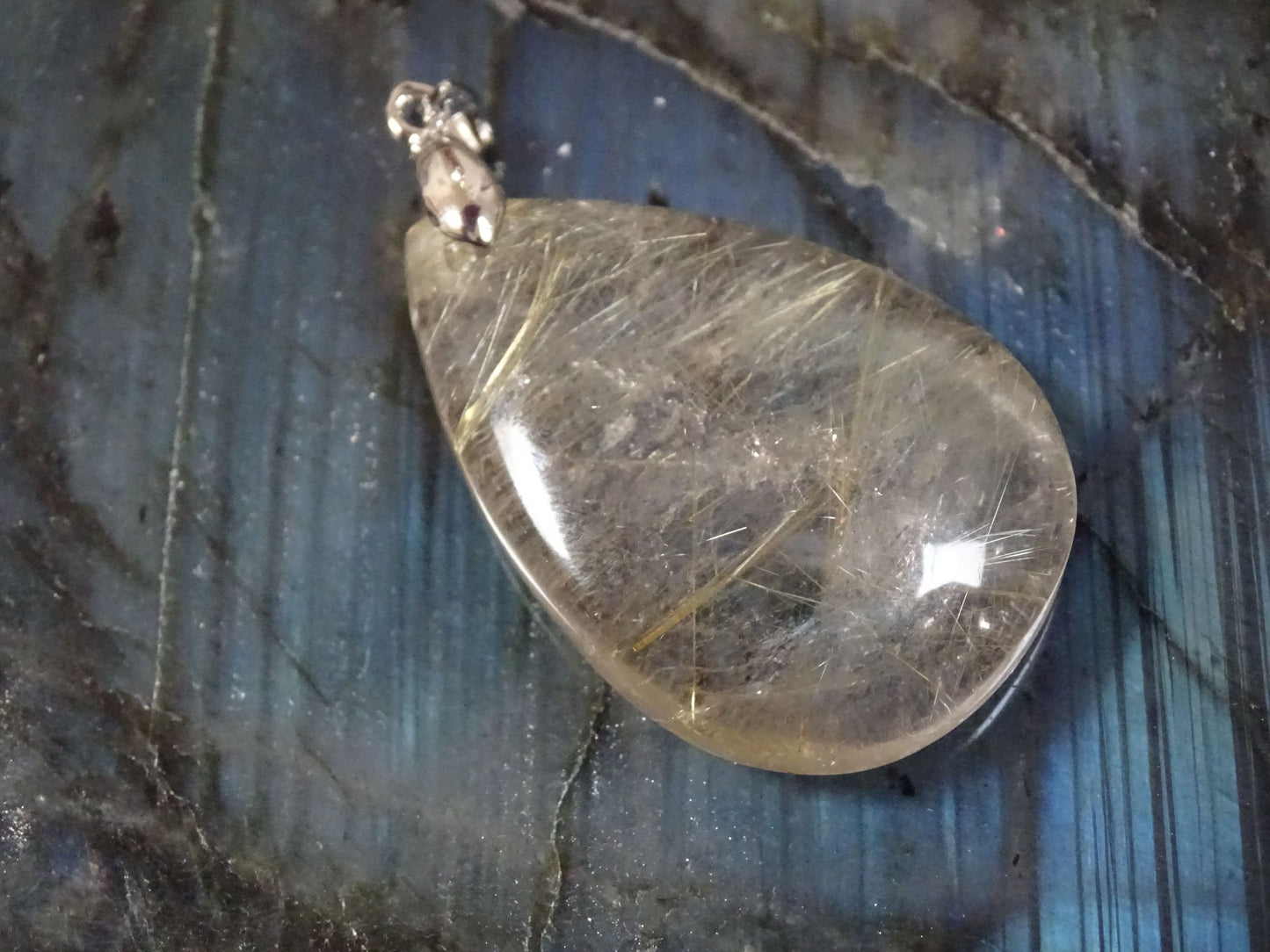 Pendentif Quartz Rutile - Pendentifs - Colibri Minéraux et Bien-être