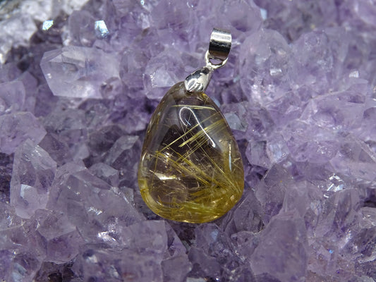 Pendentif Quartz Rutile - Pendentifs - Colibri Minéraux et Bien-être