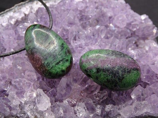Pendentif Rubis Zoïsite - Pendentifs - Colibri Minéraux et Bien-être