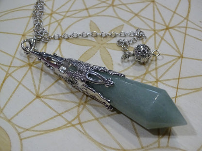Pendule Aventurine Verte - Pierres - Colibri Minéraux et Bien-être