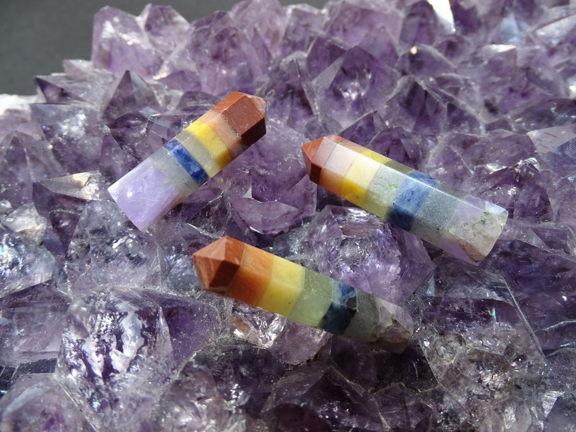 7 Chakras Prisme - Pierres - Colibri Minéraux et Bien-être