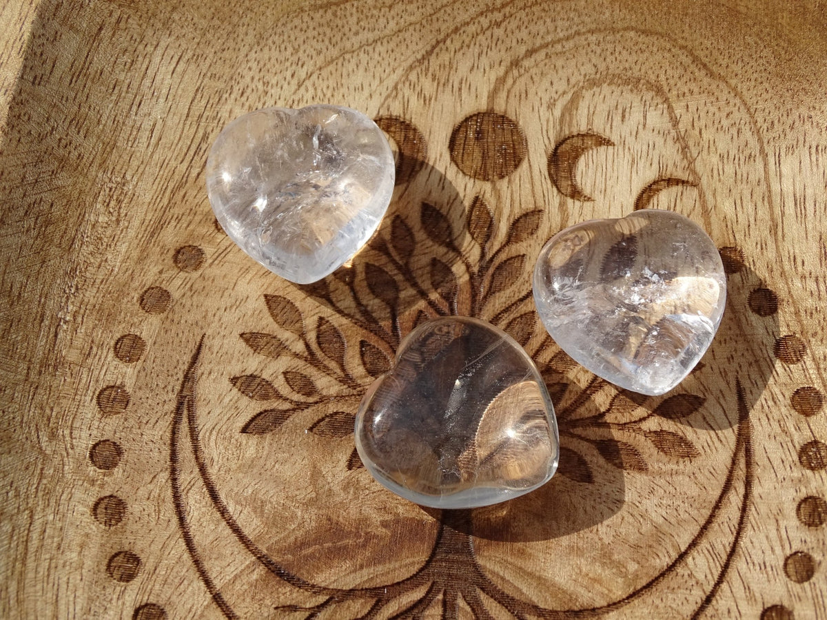 Quartz Cristal de Roche Coeur - Cristaux - Colibri Minéraux et Bien-être