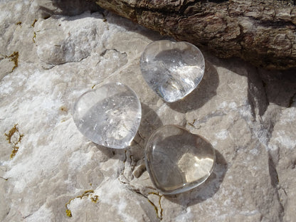 Quartz Cristal de Roche Coeur - Cristaux - Colibri Minéraux et Bien-être