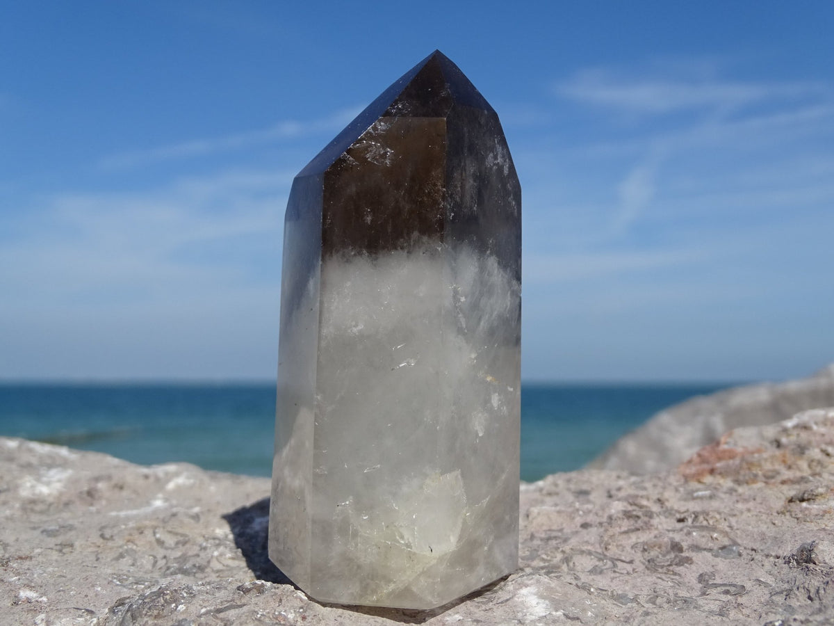 Quartz Fumé Bicolore - Cristaux - Colibri Minéraux et Bien-être