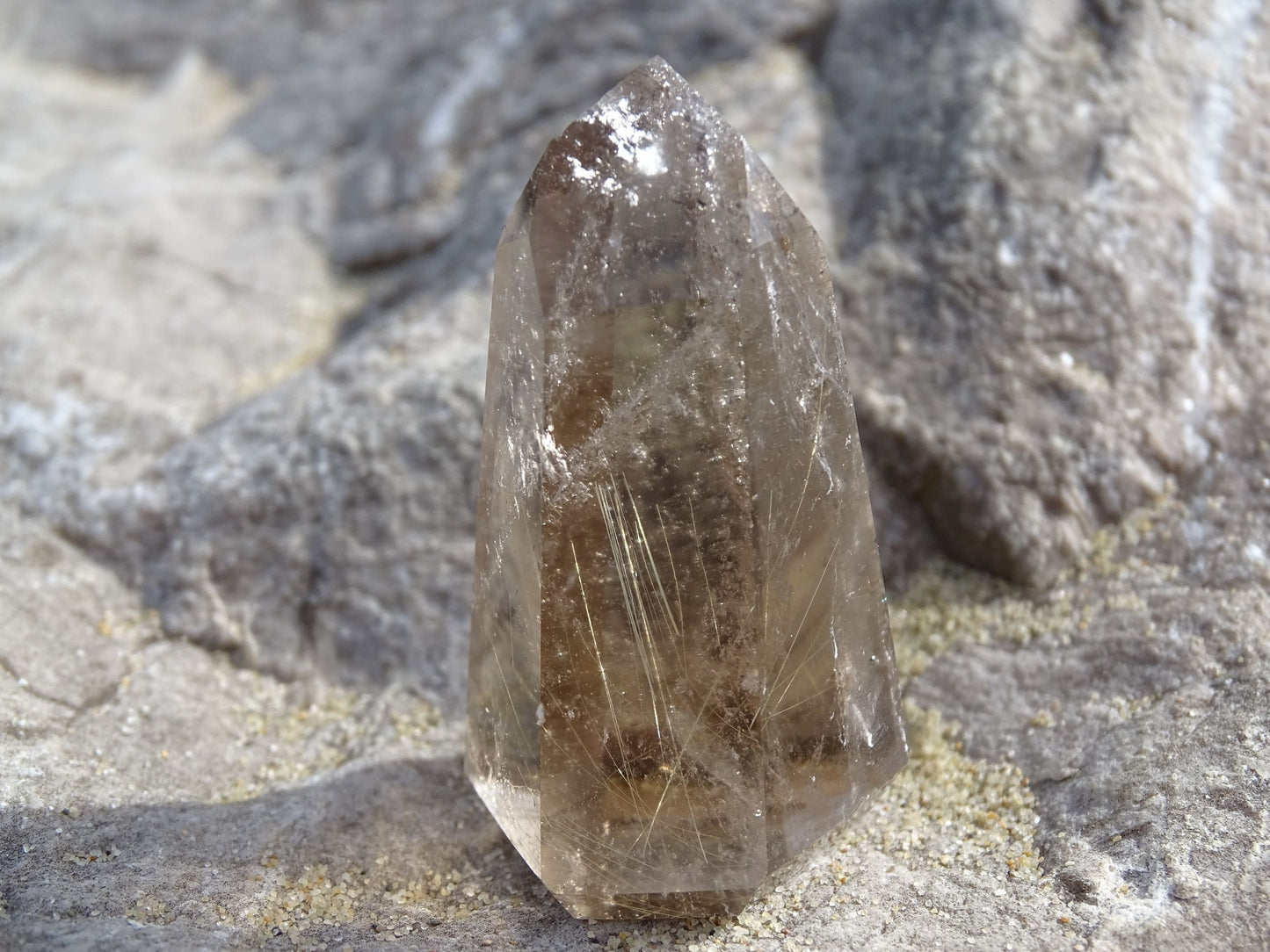 Quartz Rutile Forme Libre - Cristaux - Colibri Minéraux et Bien-être