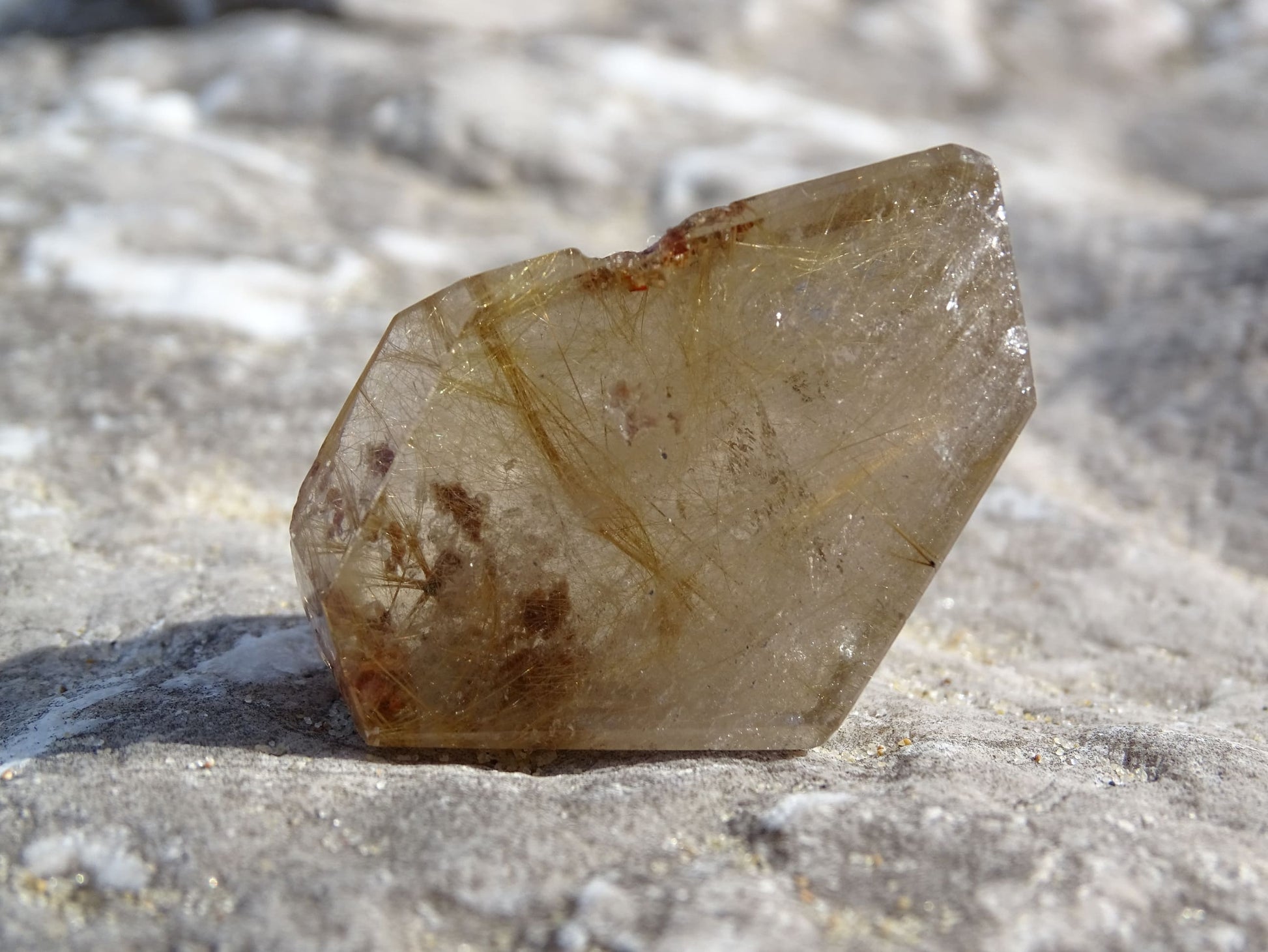 Quartz Rutile Forme Libre - Cristaux - Colibri Minéraux et Bien-être