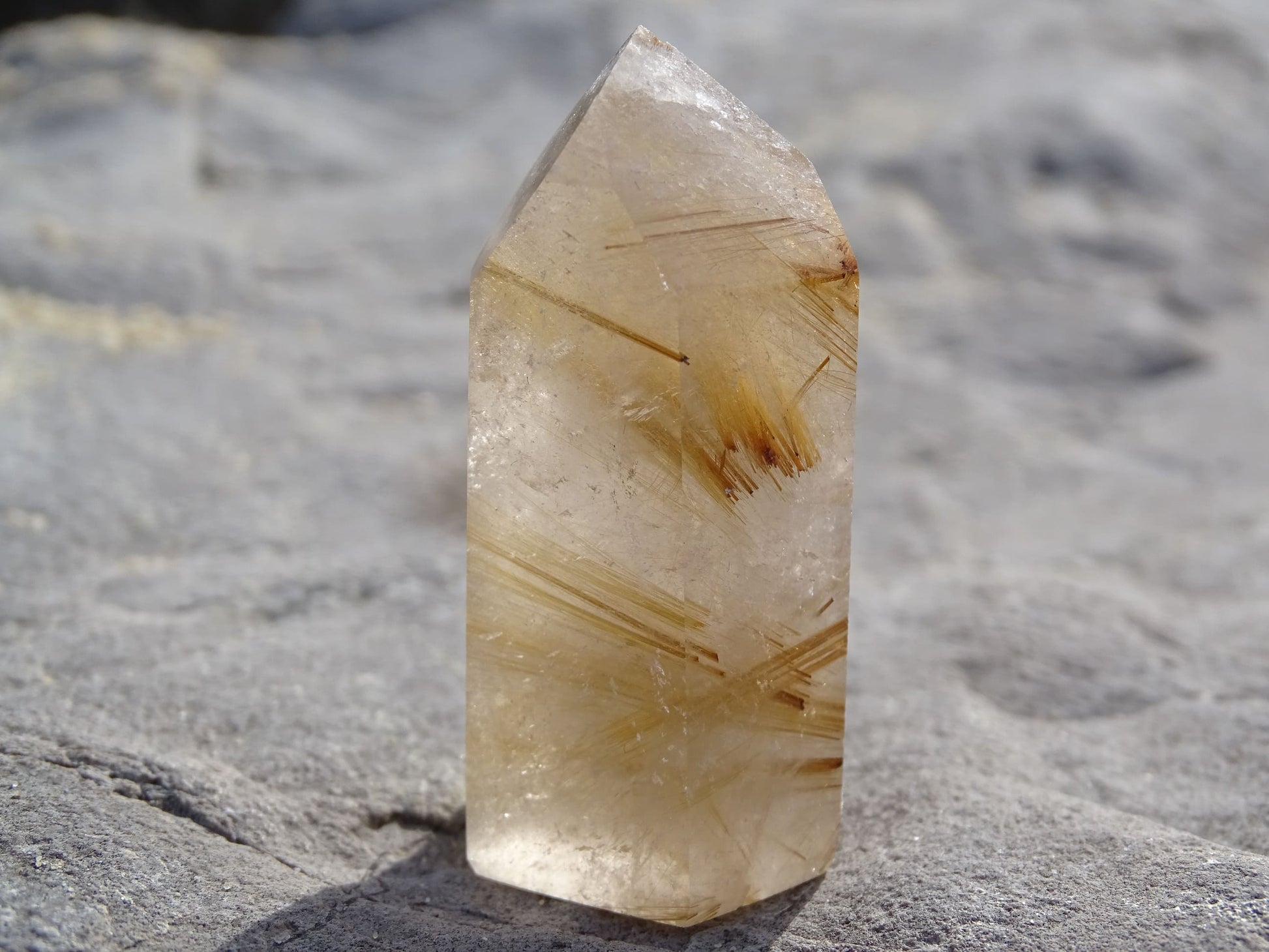 Quartz Rutile Forme Libre - Cristaux - Colibri Minéraux et Bien-être