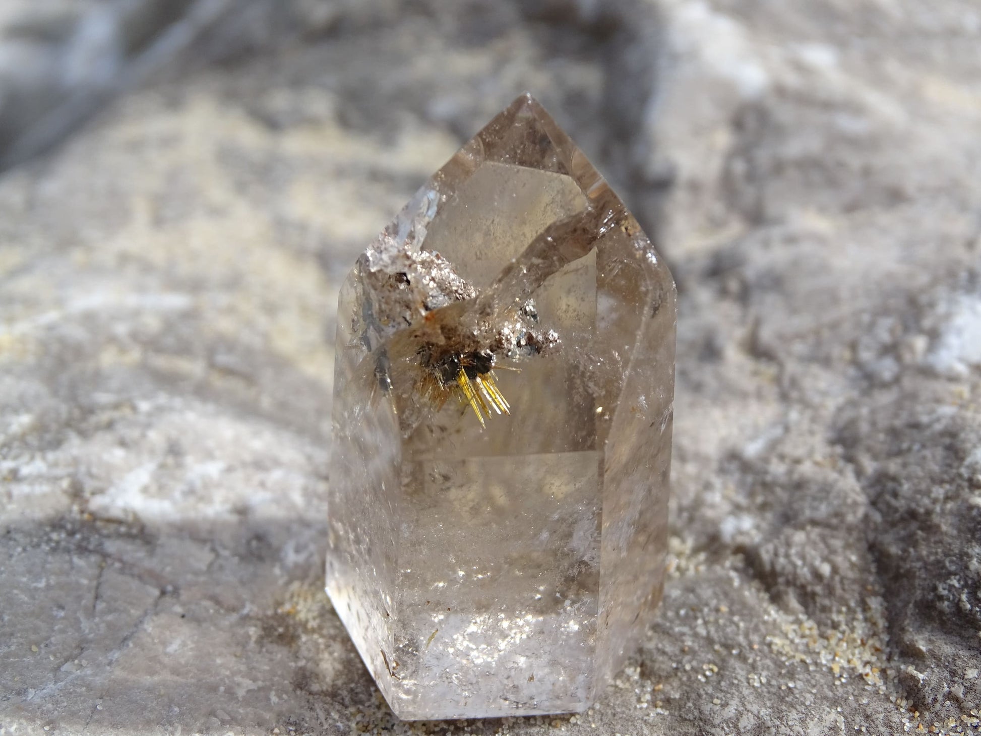 Quartz Rutile Forme Libre - Cristaux - Colibri Minéraux et Bien-être