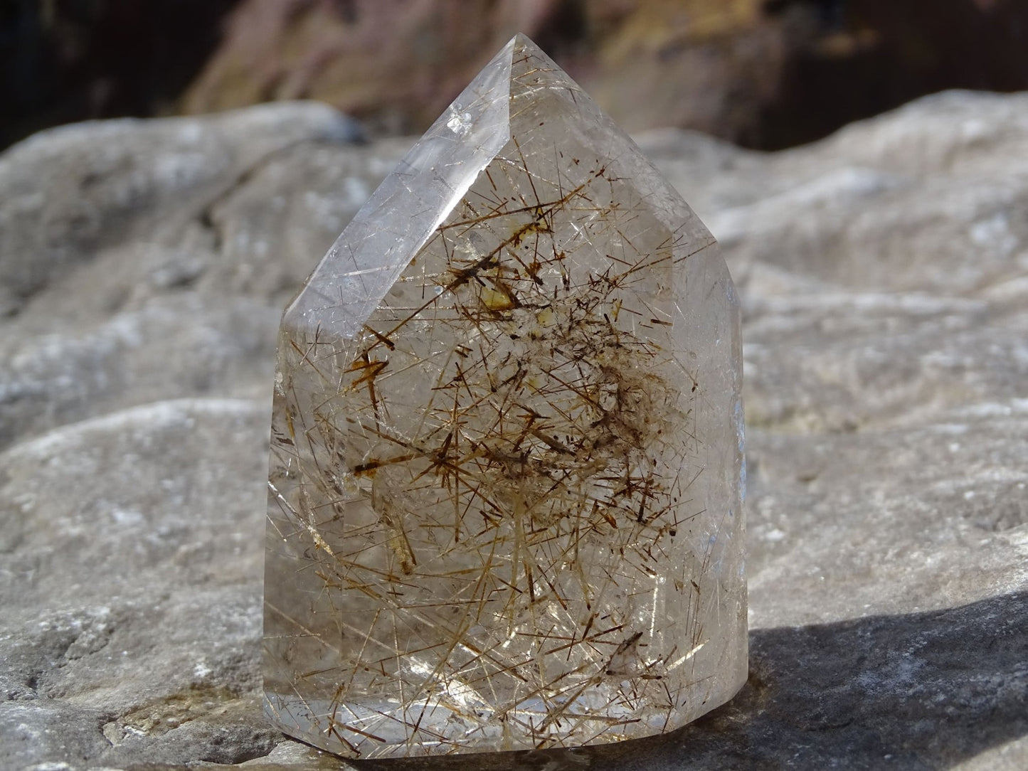 Quartz Rutile Forme Libre - Cristaux - Colibri Minéraux et Bien-être