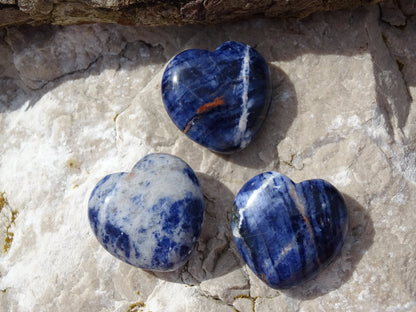 Sodalite Coeur - Pierres - Colibri Minéraux et Bien-être