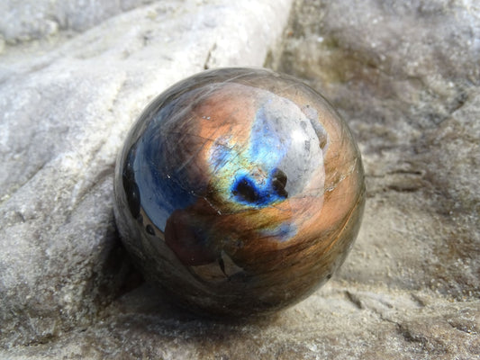 Sphère Labradorite - Pierres - Colibri Minéraux et Bien-être
