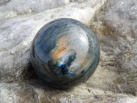 Sphère Labradorite - Pierres - Colibri Minéraux et Bien-être