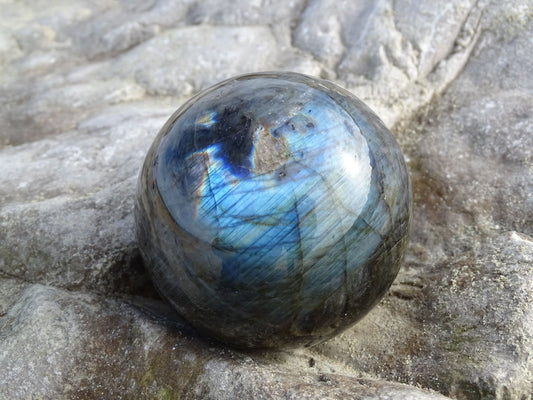Sphère Labradorite - Pierres - Colibri Minéraux et Bien-être