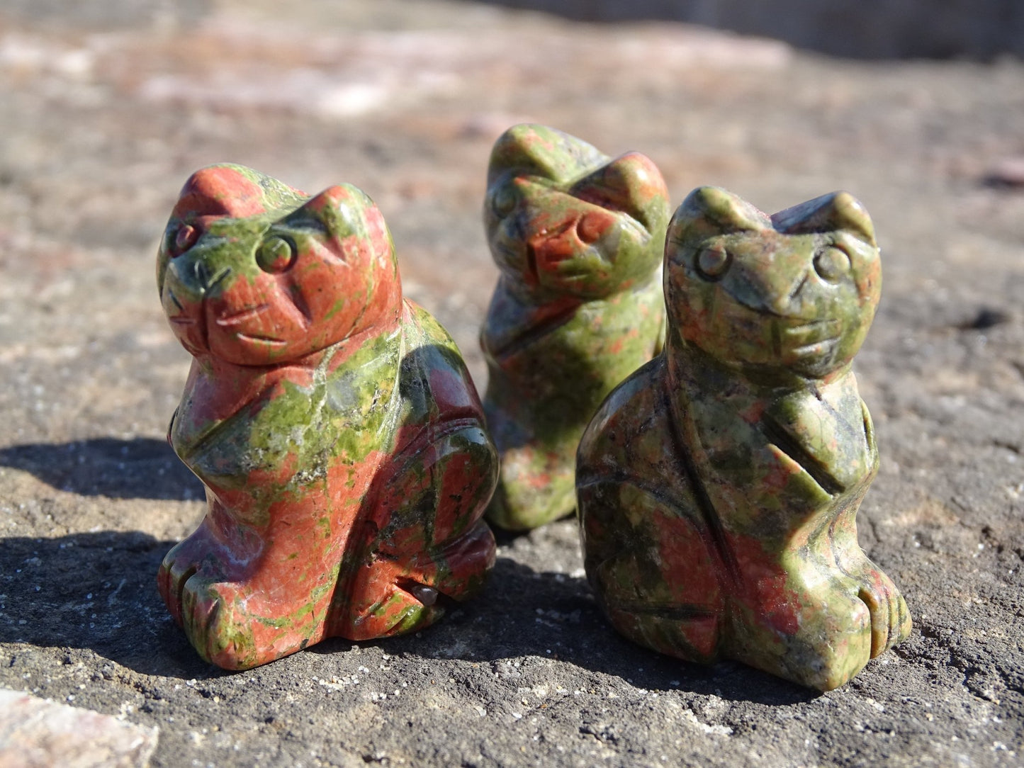 Unakite Chat - Pierres - Colibri Minéraux et Bien-être